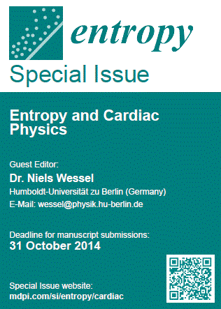 Special Issue &lsquo;Entropy and Cardiac Physics&rsquo;